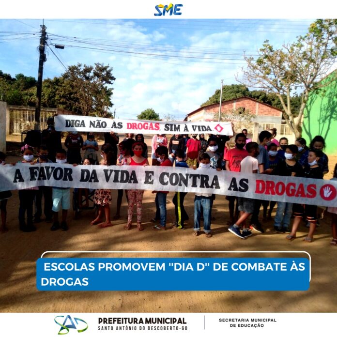 Escolas Municipais promovem “Dia D” do combate às drogas